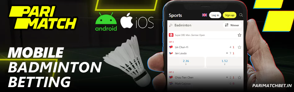 Mobile Badminton Betting at Parimatch