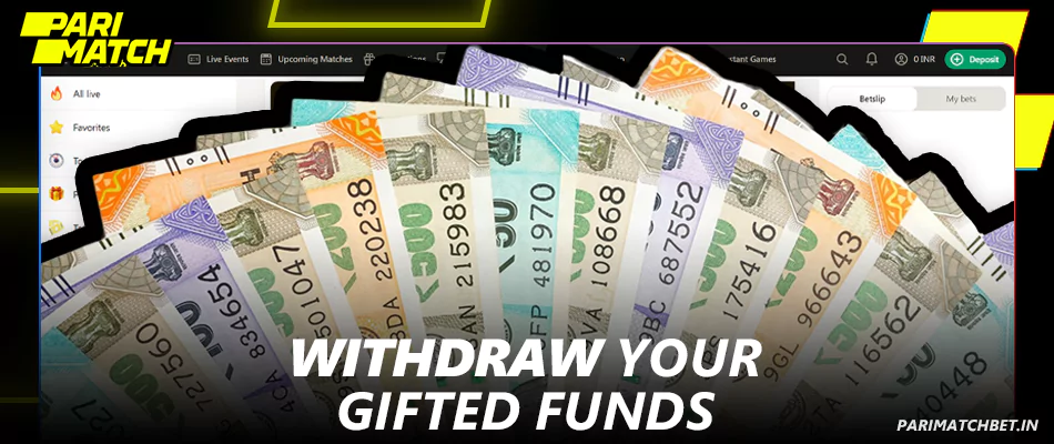 Get bonus money on Parimatch