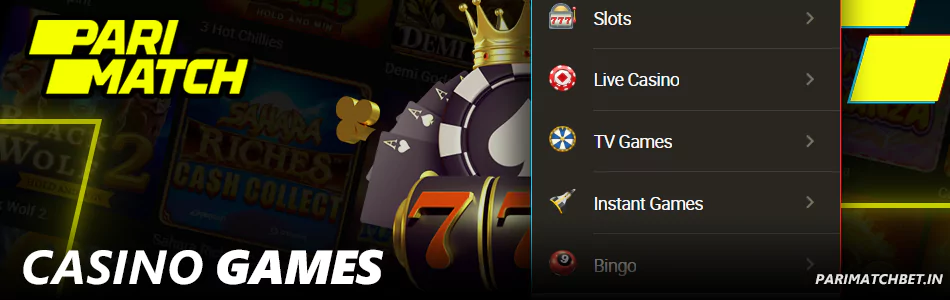 Games in Parimatch online casino