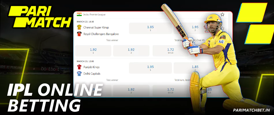 About IPL betting at Parimatch in India