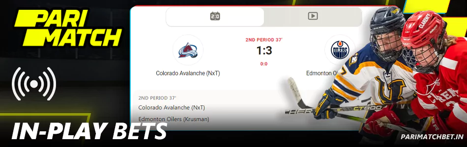 Live Ice Hockey betting at Parimatch in India