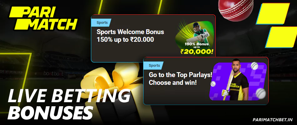 Parimatch Live Betting Bonuses