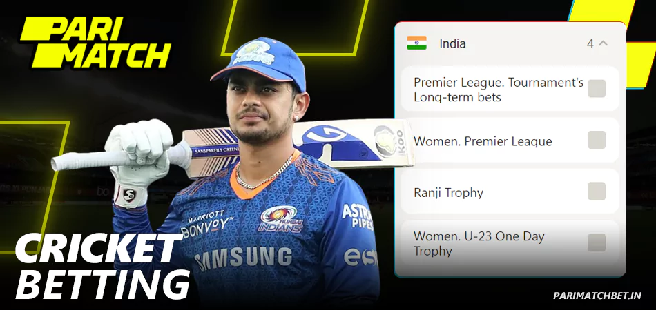 Cricket Betting at Parimatch India