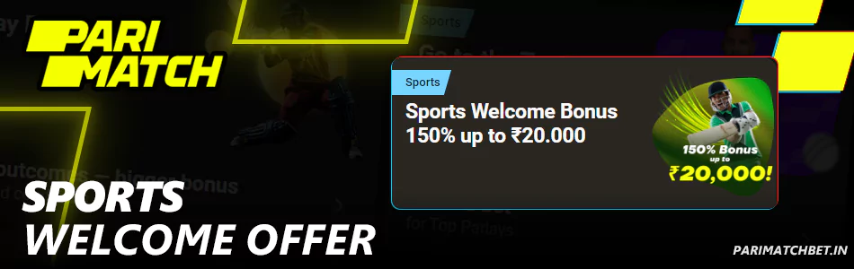 Sports Welcome Bonus at Parimatch
