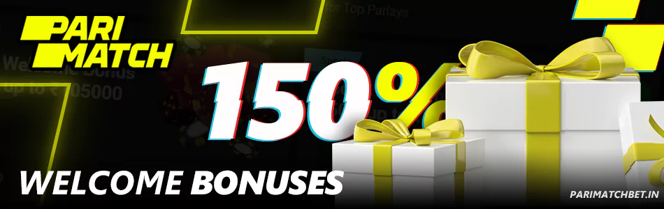 Parimatch India Welcome Bonuses