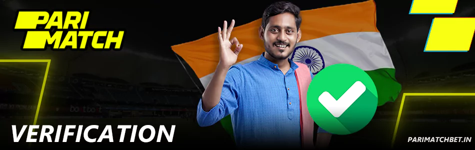 Verify your Parimatch account in India