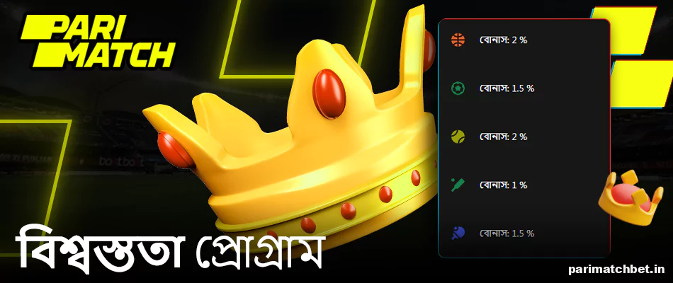Parimatch বাংলাদেশ ভিআইপি প্রোগ্রাম
